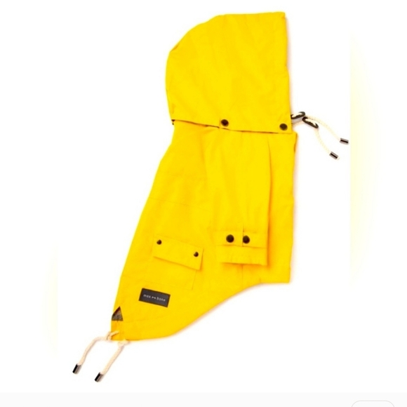 Talon Xs & S Yellow Detachable Hood Raincoat NWT - Picture 3 of 12